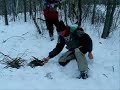 Snow riding on dirt bikes Snow riding on dirt bikes