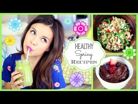 Easy & Healthy Spring Recipes! ♥ #HungryHealthyHappy