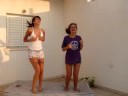 me and sapir jumping