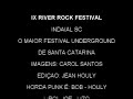 HORDA PUNK no IX RIVER ROCK PONGUEAR ATÉ MORRER