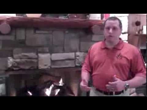 how to clean vent free gas logs