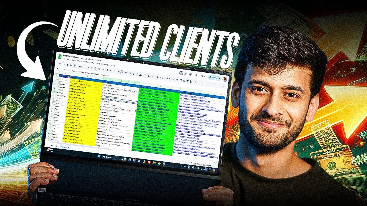 How to Get Unlimited Clients (Free Lead Generation + Email Outreach Method)