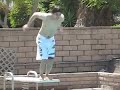 diving kina ate dimple