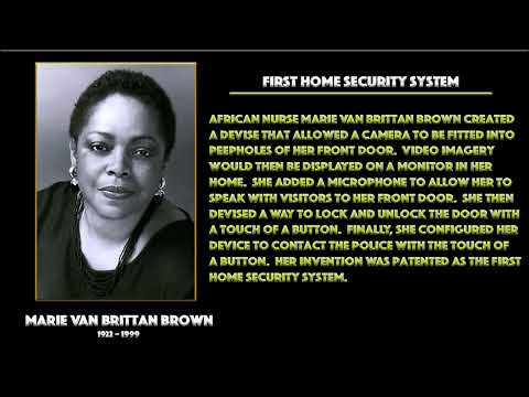 Marie Van Brittan Brown - Black History Month