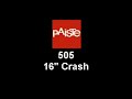 Paiste 505 & PST 5 Cymbal Demo