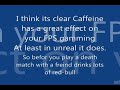 Do you shoot better with or with out Caffeine Do you shoot better with or with out Caffeine