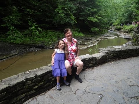 Esther Miriam at Watkins Glen State Park, New York State, July 4, 2013