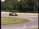 bugatti veyron in a circuit