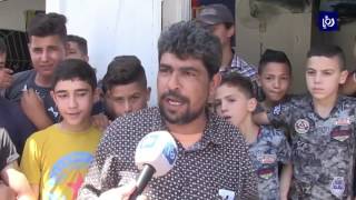 أطفال مخيم إربد يحتفلون بعيد الفطر رغم قساوة الظروف - (26-6-2017)