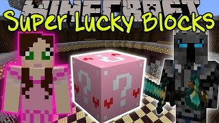 Minecraft: PINK SUPER LUCKY BLOCK CHALLENGE GAMES - Lucky Block Mod - Modded Mini-Game