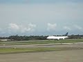 Saudi Arabian Airlines takes off from Jakarta