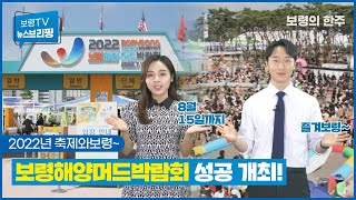 뉴스브리핑ㅣ2022 보령해양머드박람회 성공 개최