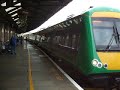 London Midland 170632 departs Worcester Foregate St (25/10/08)
