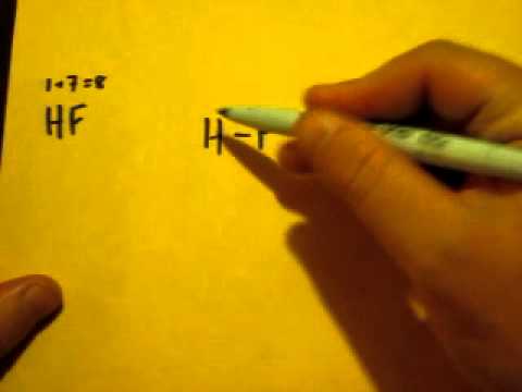 how to draw lewis dot structure for hf