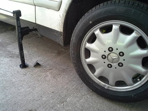 how to jack a mercedes
