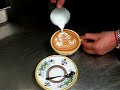 Vince pounds out the Latte Art, Take 2