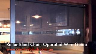 Roller Blind Wire Guide Byron Bay