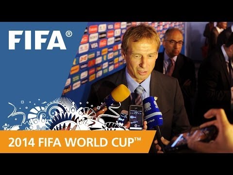 Draw - United States coach Jürgen Klinsmann speaks about his team's draw for the 2014 FIFA World Cup™. More videos about the 2014 FIFA World Cup™ Final Draw: http:/...