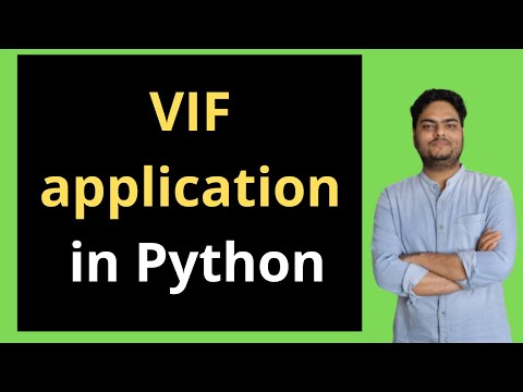 VIF Application in Python |  VIF In python | Variance Inflation Factor In Python