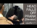 Head Falling Off In Elevator Prank