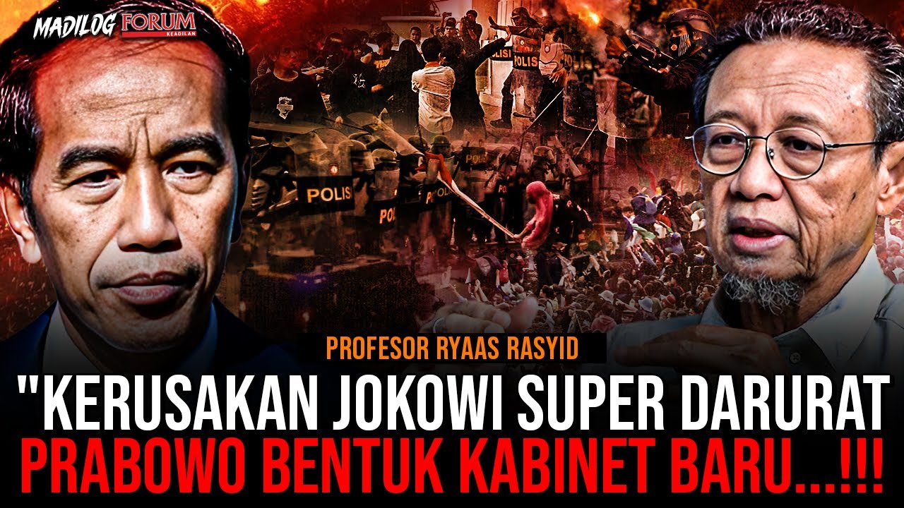 RYAAS RASYID: KEBENARAN TAK PERNAH MENANG DI DPR