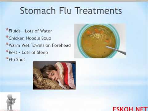 how to treat stomach flu
