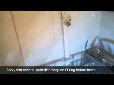 how to install a ge triton xl dishwasher