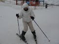 Andrea en Ski