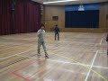 Teddy shows his profession in basketball