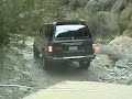 Taking the FJ80 Landcruiser minivan on a trail