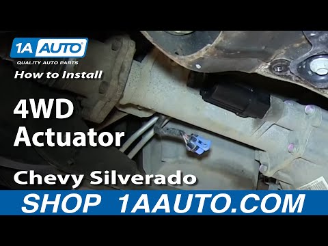 How To Install Replace Front Axle Actuator 2007-2013 Chevy Silverado GMC Sierra