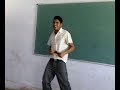 electrical student performing dance in front of class !