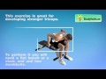 Home Bodybuilding Triceps Exercise with Dumbbells