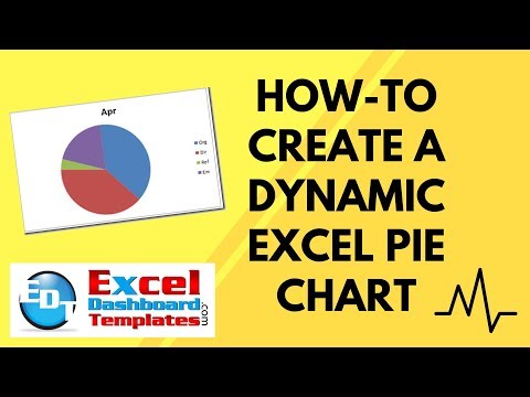 how to create pie chart in excel