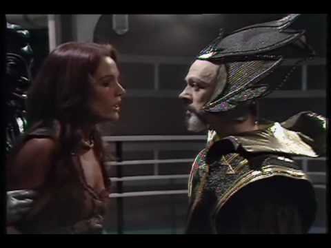 Louise Jameson as "Leela"