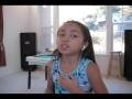 Lilly singing 'Bleeding Love'