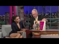 Eva Longoria Has Wardrobe Malfunction Shows Sexy Legs with Shorts on Letterman.wmv