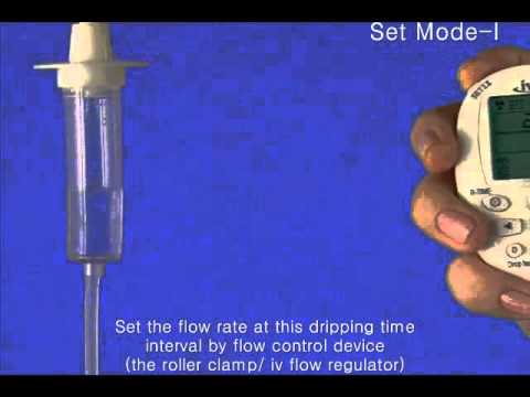 how to adjust iv drip