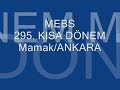 295 KISA DÖNEM MEBS MAMAK ANKARA KD ASKERLİK HÜSEYİN KARADUM 295 KISA DÖNEM MEBS MAMAK ANKARA KD ASKERLİK HÜSEYİN KARADUM