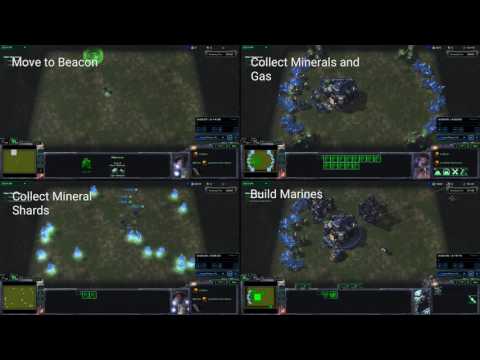 StarCraft II 'mini games' for AI research