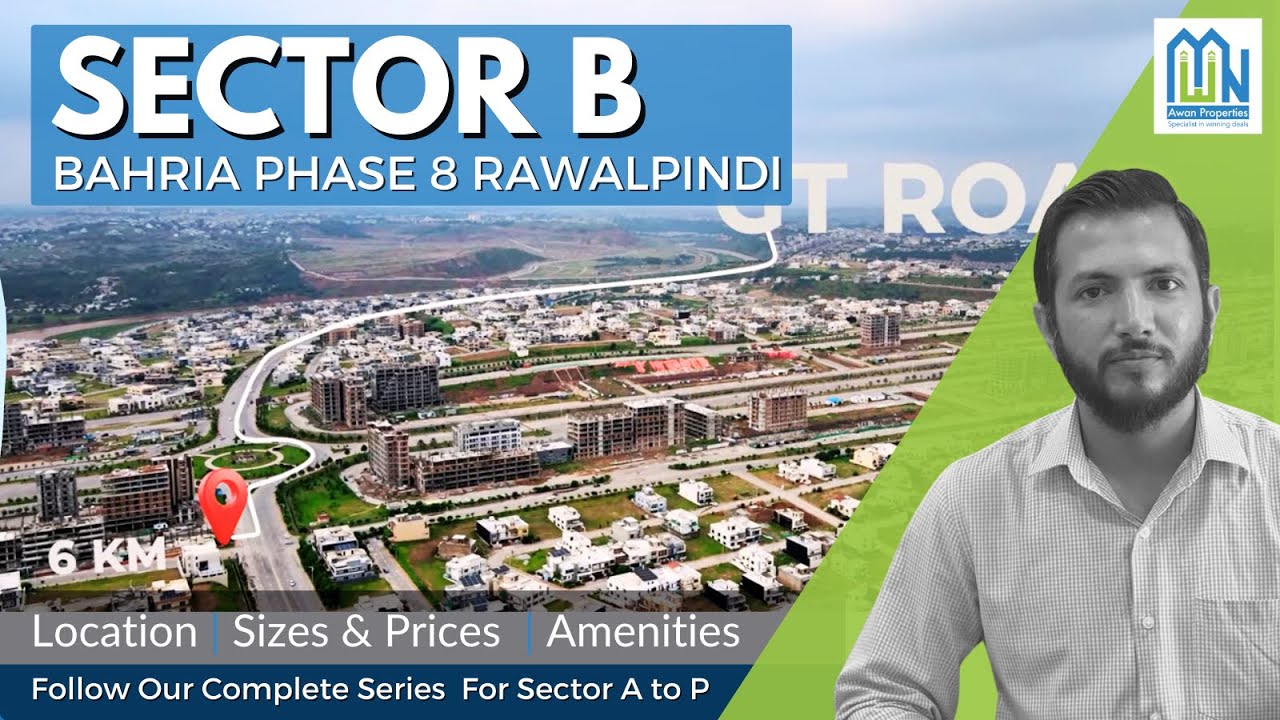 Sector B  | Phase 8 | Bahria Town Rawalpindi Complete Overview