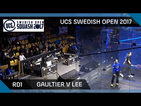 Squash: Gaultier v Lee - UCS Swedish Open 2017 Rd1 Highlights