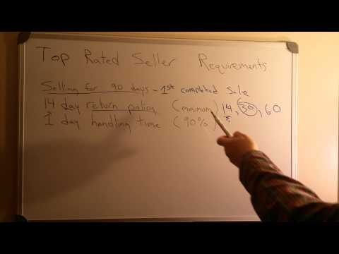 how to top rated seller ebay