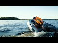 миниатюра 0 Видео о товаре YACHTMAN-340 СК белый-синий + KAMISU T 5 BMS (комплект лодка + мотор)