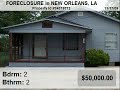 New Orleans Foreclosures for Sale
