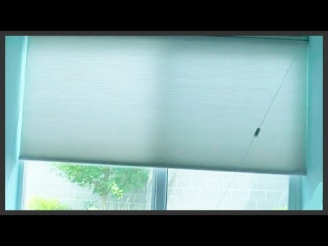 How to hang top down bottom up double cell blinds
