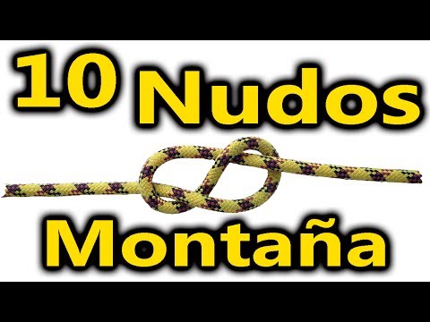 Nudos básicos para montaña, amarre, unión de cuerdas y bloqueo.