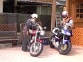 美女ライダー　美人対美男子　Suzuki RGV-250Γ　VS　ST250