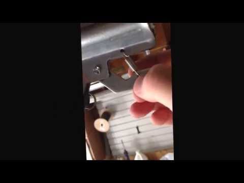 how to lock garage door