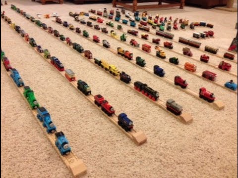 thomas - Here's my 4th edition of my Thomas Wooden Railway Collection! Enjoy! P.S. Unfortunately, two items are missing from this collection video. Sadly, my German M...